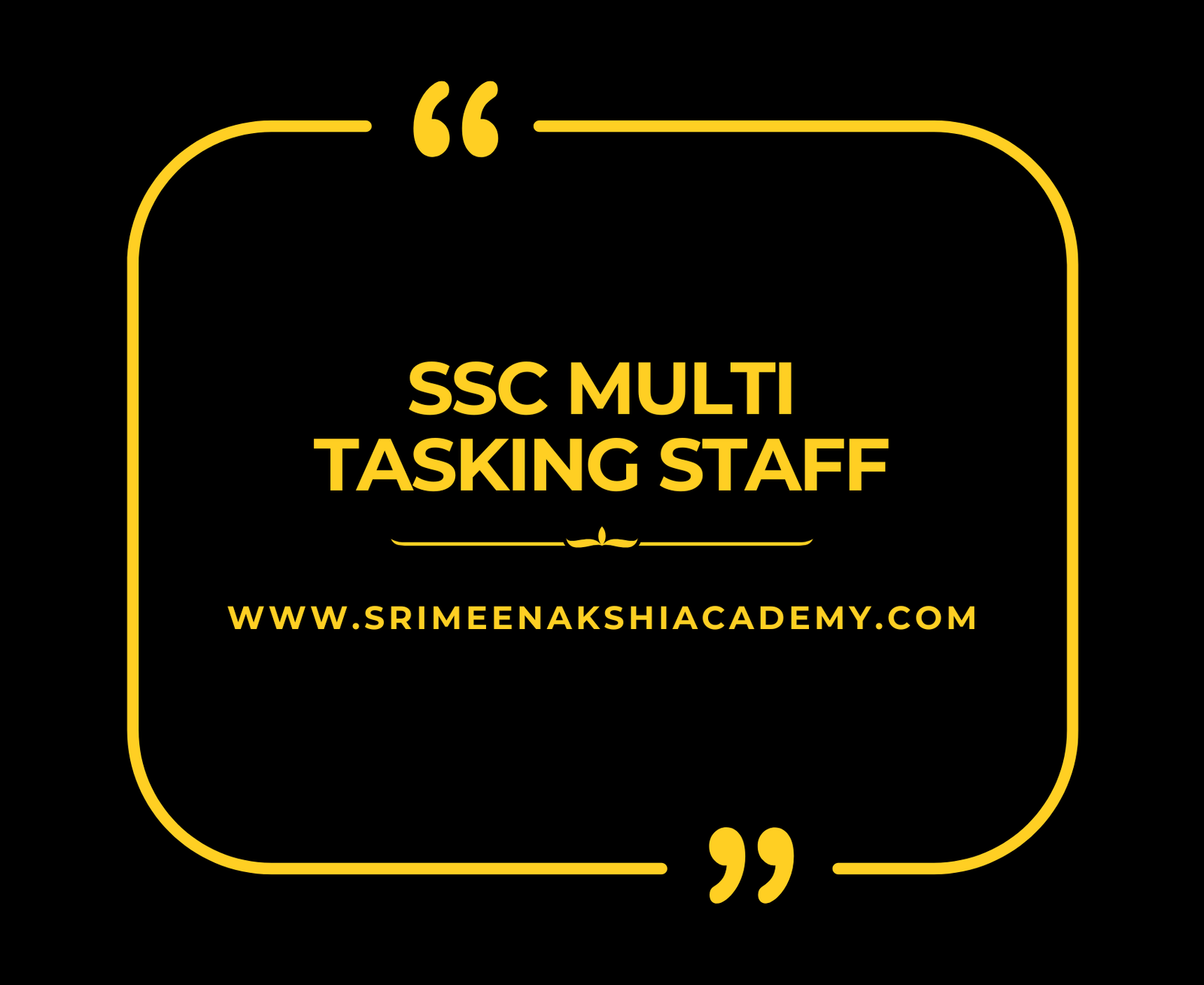 SSC MTS Coaching